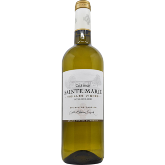 Bottle shot for 2024 Chateau Sainte Marie Entre Deux Mers Vieilles Vignes
