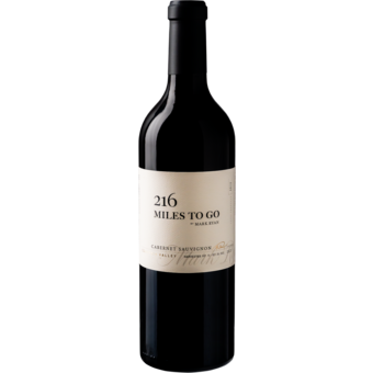 Bottle shot for 2022 Mark Ryan Cabernet Sauvignon 216 Miles To Go