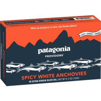 Bottle shot for  Patagonia Spicy Anchovies