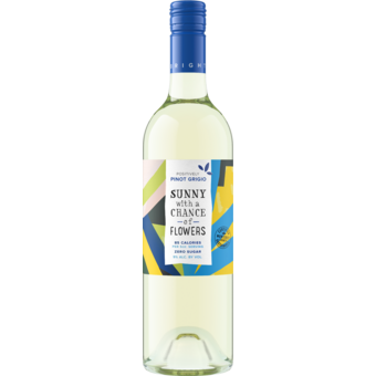 Bottle shot for 2024 Sunny With A Chance Of Flowers Pinot Grigio Positively Monterey County