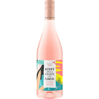 Bottle shot for 2023 Sunny With A Chance Of Flowers Rose Positively Monterey County