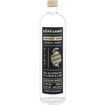 Bottle shot for  Supasawa Seriously Sour Cocktail Mix