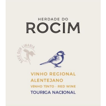 Label shot for 2023 Herdade Do Rocim Touriga Nacional