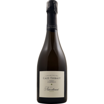 Bottle shot for  Caze Thibaut Naturellement Blanc De Noirs Brut Nature (2022 Base) (2022 Base)