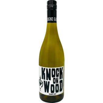 Bottle shot for 2022 Maison Noir Knock On Wood Chardonnay