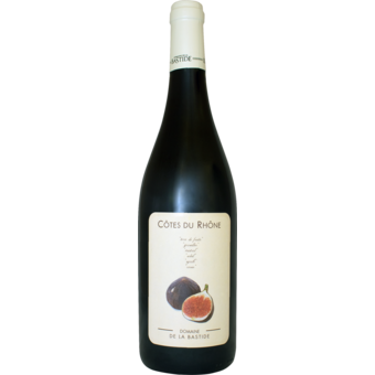Bottle shot for 2024 Domaine De La Bastide Rouge Cotes Du Rhone Figues