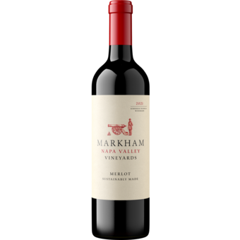 Bottle shot for 2022 Markham Vineyards Merlot