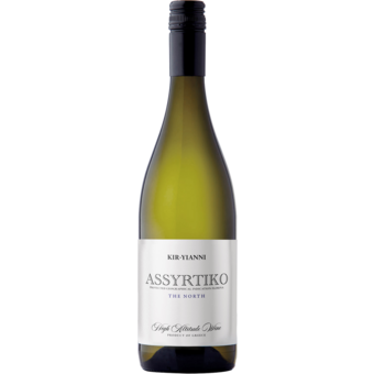 Bottle shot for 2024 Kir Yianni Assyrtiko "The North"