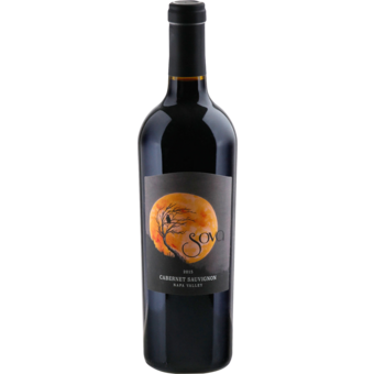 Bottle shot for 2015 Sova Napa Valley Cabernet Sauvignon