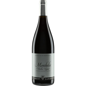 Bottle shot for 2023 Domaine Florent Garaudet Monthelie Rouge Vieilles Vignes