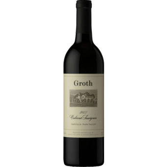 Bottle shot for 2022 Groth Cabernet Sauvignon Oakville