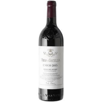 Bottle shot for 2015 Vega Sicilia Unico