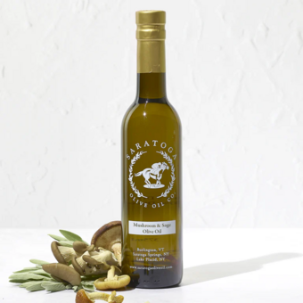 Label shot for  Saratoga Olive Oil Mushroom & Sage