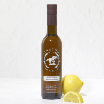 Label shot for  Saratoga Olive Oil Sicilian Lemon White Balsamic
