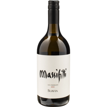 Bottle shot for 2021 Suavia Massifitti Trebbiano Di Soave
