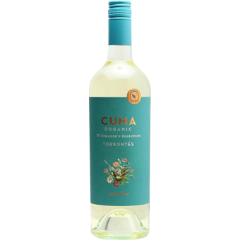Bottle shot for 2024 Cuma Organic Torrontes