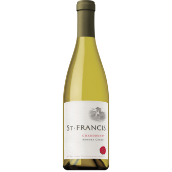 Bottle shot for 2023 St Francis Sonoma Chardonnay