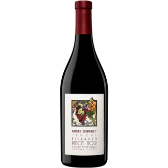 Bottle shot for 2022 Merry Edwards Richaven Pinot Noir Russian River Valley