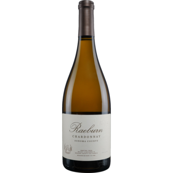 Bottle shot for 2023 Raeburn Chardonnay