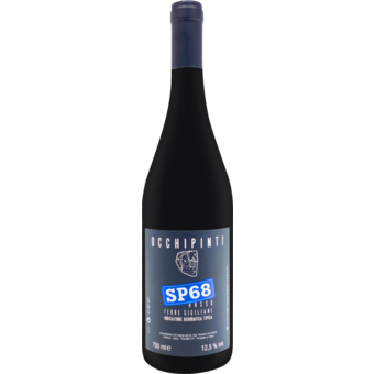 Bottle shot for 2024 Occhipinti Sp68 Terre Siciliane Rosso
