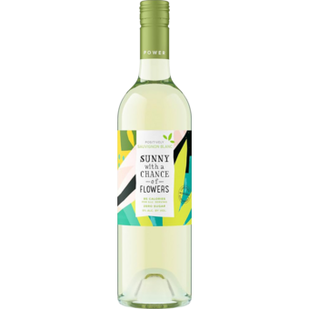 Bottle shot for 2024 Sunny With A Chance Of Flowers Sauvignon Blanc Positively Monterey County