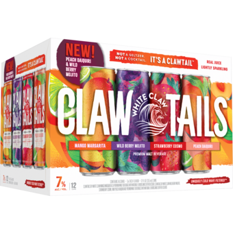 Bottle shot for  White Claw Variety Clawtails 12pk