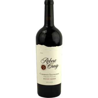 Bottle shot for 2021 Robert Craig Mount Veeder Cabernet Sauvignon