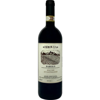 Bottle shot for 2021 Brovia Barolo "Rocche De Castiglione"