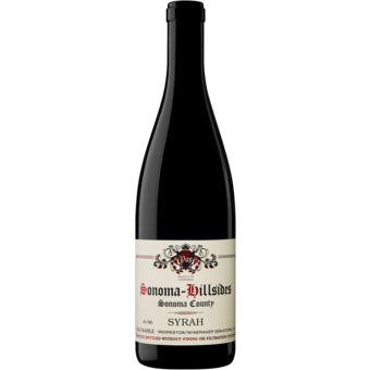 Bottle shot for 2023 Pax Sonoma Hillsides Syrah