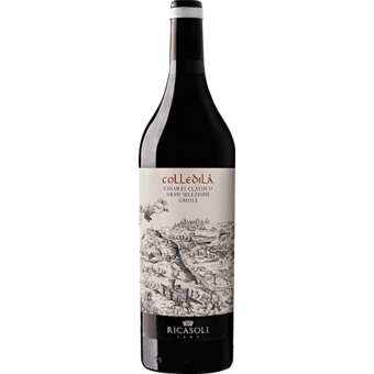 Bottle shot for 2021 Ricasoli Colledila Chianti Classico Gran Selezione