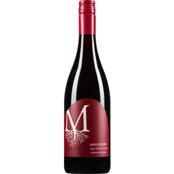 Bottle shot for 2022 Montinore Pinot Noir Red Cap Willamette Valley