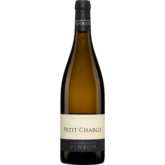 Bottle shot for 2023 Charlene & Laurent Pinson Petit Chablis