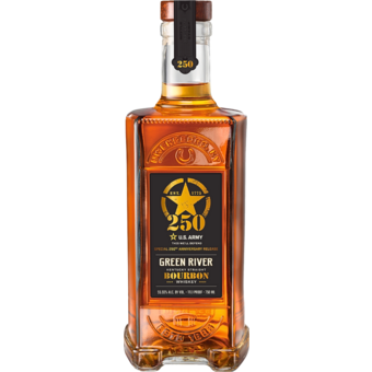 Bottle shot for  Green River Army 250th Anniversary Bourbon