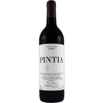 Bottle shot for 2020 Vega Sicilia Pintia Toro