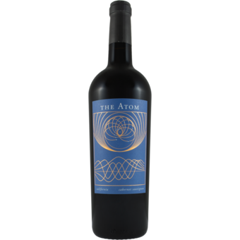 Bottle shot for 2022 Atom Dark Matter Cabernet Sauvignon