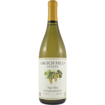 Bottle shot for 2022 Grgich Hills Chardonnay