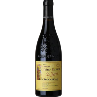 Bottle shot for 2022 Dom. St Damien Gigondas La Louisianne