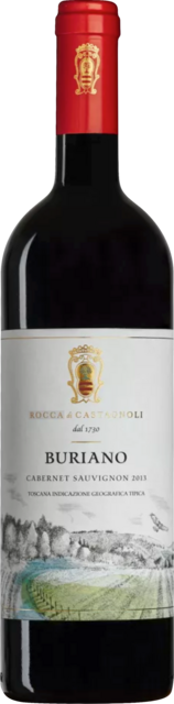 Bottle shot for 2020 Rocca Di Castagnoli Buriano Cabernet Sauvignon