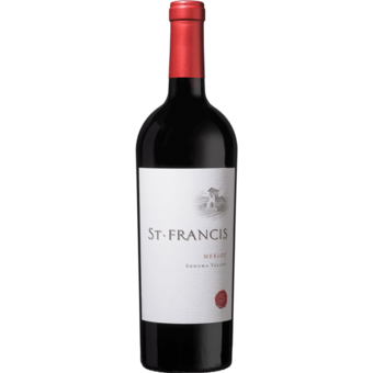 Bottle shot for 2022 St Francis Merlot