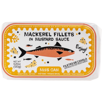 Bottle shot for  Miss Can Mackerel W/ Mustard