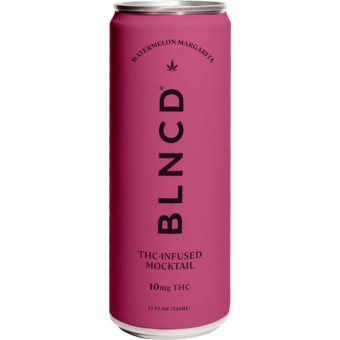 Bottle shot for  Blncd Watermelon Margarita 10mg Thc 12oz Can