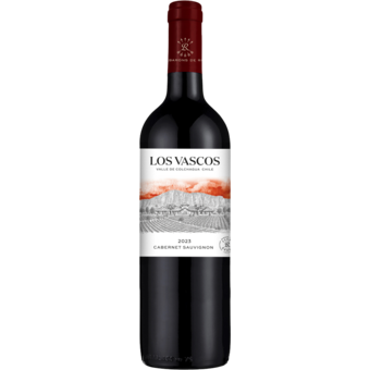 Bottle shot for 2023 Los Vascos Cabernet Sauvignon