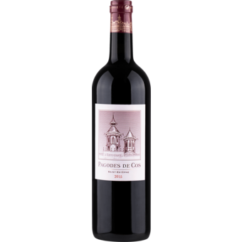 Bottle shot for 2015 Les Pagodes De Cos