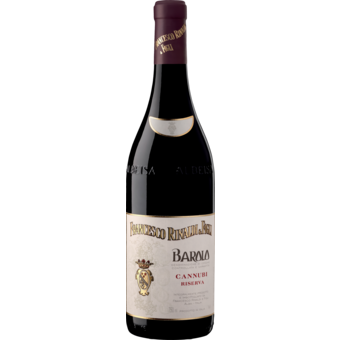 Bottle shot for 2019 Francesco Rinaldi Barolo Cannubi Riserva