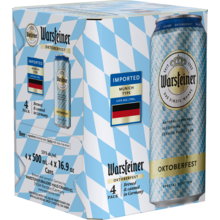 Product image for  Warsteiner Oktoberfest 16.9 Oz 4pk Can