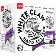 Product image for  White Claw Spiked Seltzer Blackberry 6 Pack Cans
