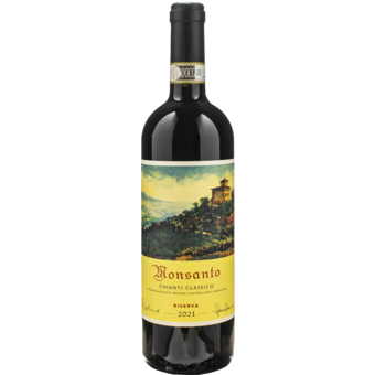 Bottle shot for 2021 Monsanto Chianti Classico Riserva