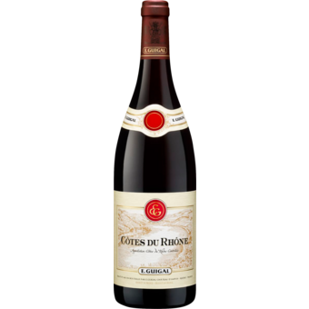 Bottle shot for 2022 Guigal Cotes Du Rhone Red