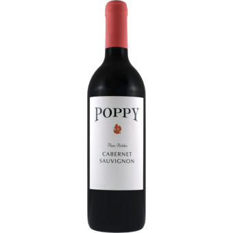 Bottle shot for 2023 Poppy Cabernet Sauvignon