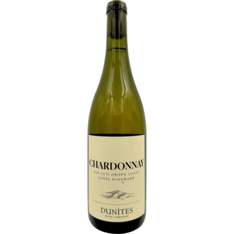 Bottle shot for 2024 Dunites Wine Co. Chardonnay Windward